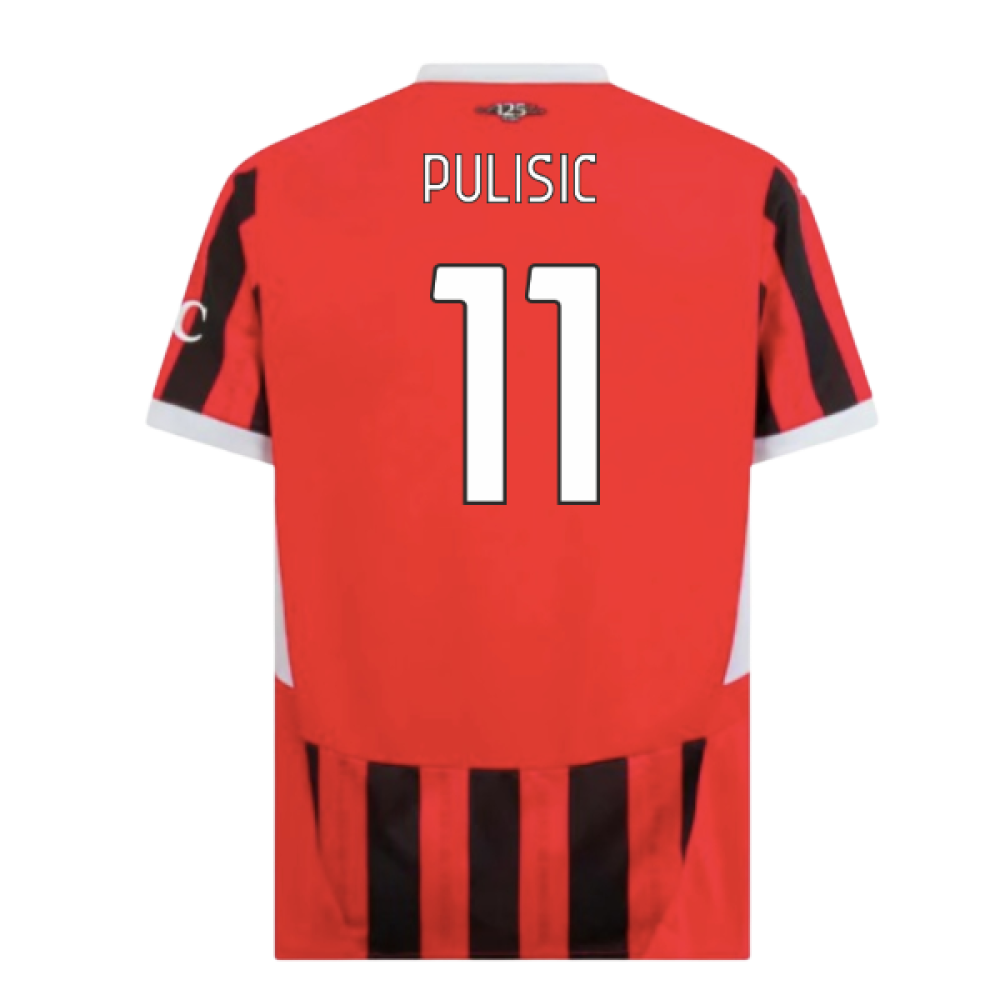 2024-2025 AC Milan Home Shirt (Pulisic 11)