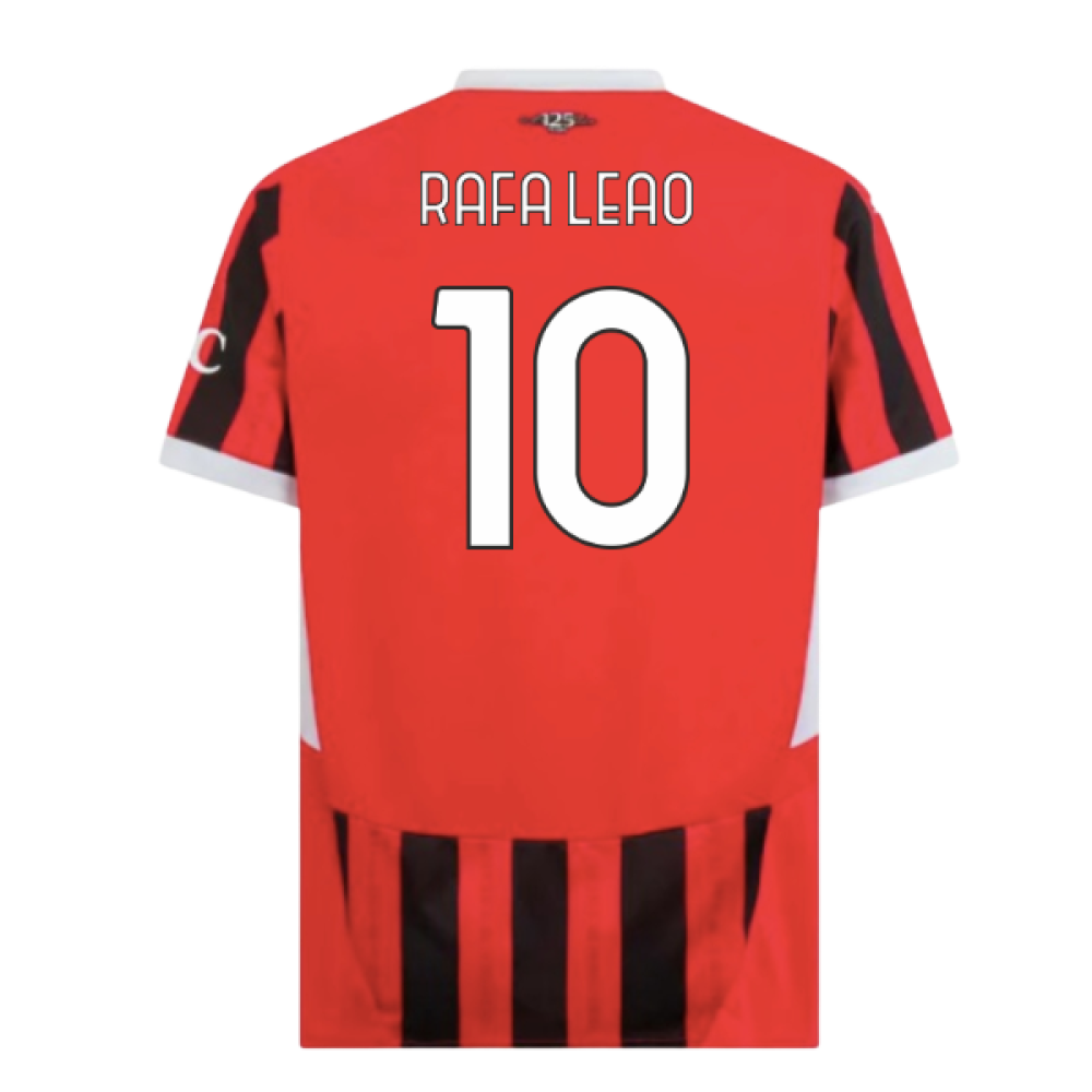 2024-2025 AC Milan Home Shirt (Rafa Leao 10)