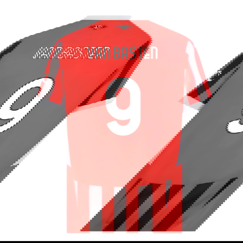2024-2025 AC Milan Home Shirt (Van Basten 9)