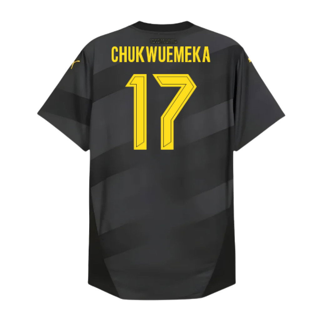 2024-2025 Borussia Dortmund Away Shirt (Ladies) (Chukwuemeka 17)