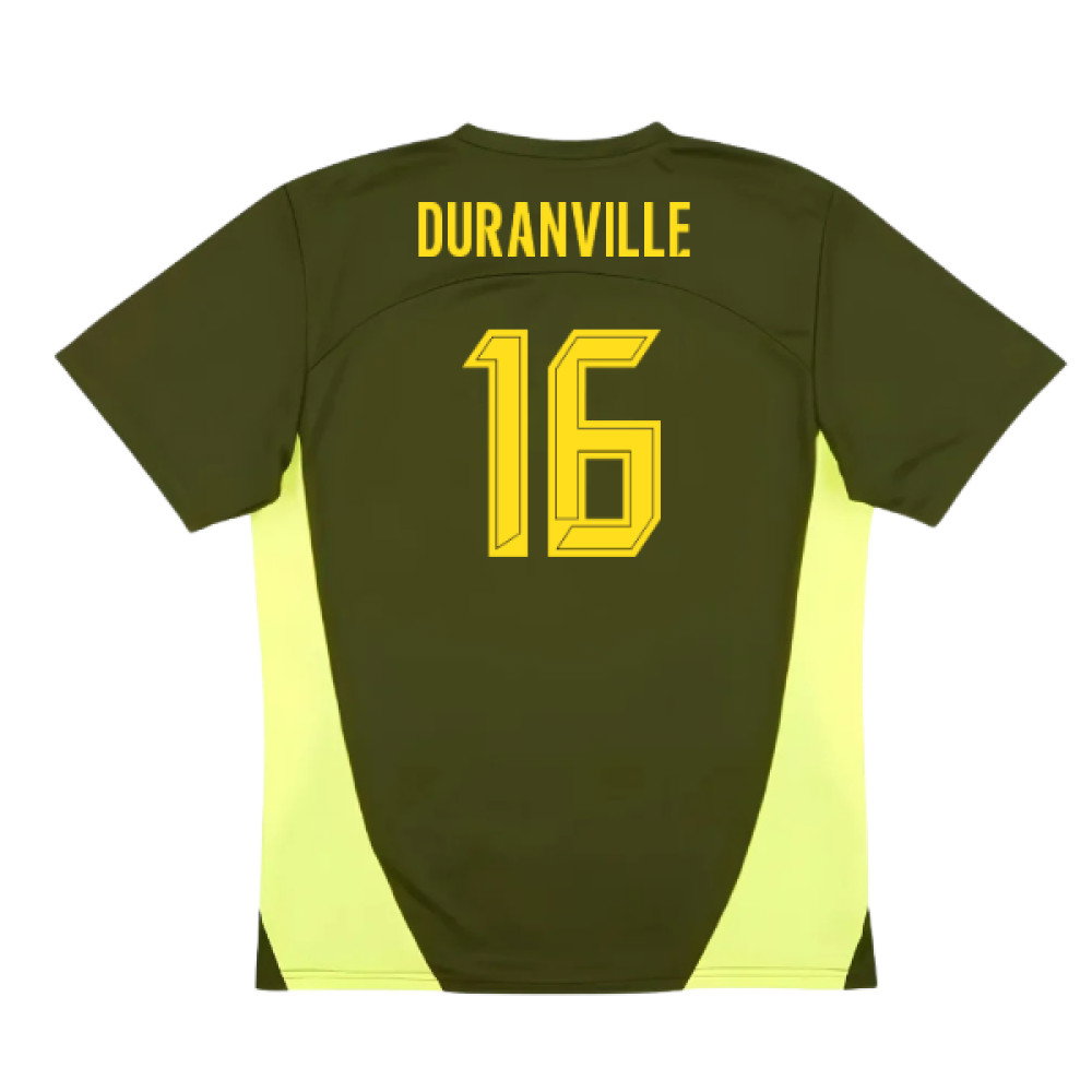 2024-2025 Borussia Dortmund Training Shirt (Myrtle) (Duranville 16)