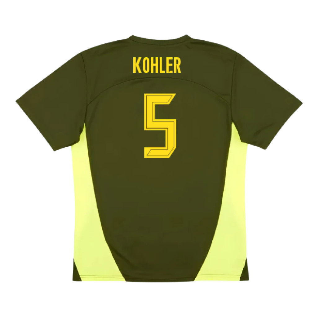 2024-2025 Borussia Dortmund Training Shirt (Myrtle) (Kohler 5)