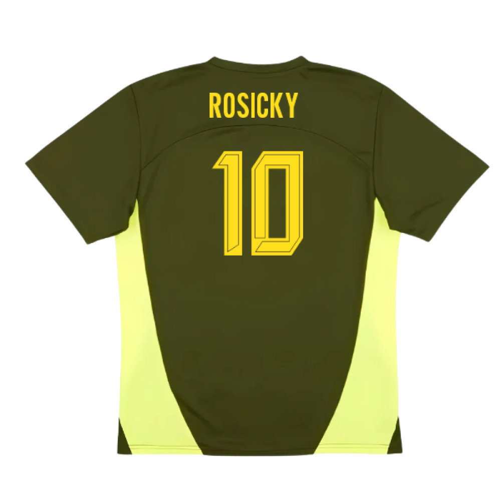 2024-2025 Borussia Dortmund Training Shirt (Myrtle) (Rosicky 10)