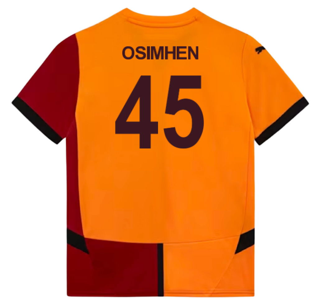 2024-2025 Galatasaray Home Shirt (Kids) (Osimhen 45)