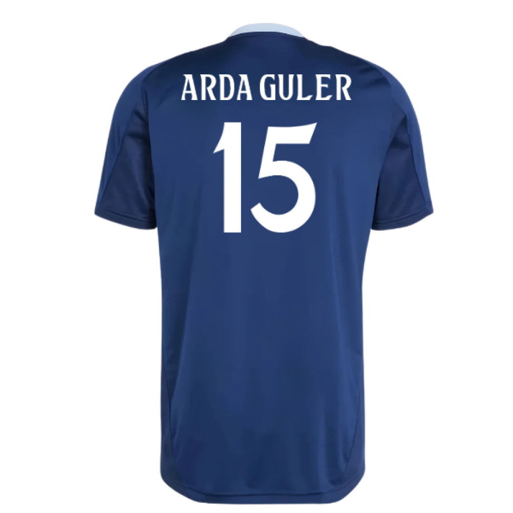 2024-2025 Real Madrid Training Jersey (Navy) (Arda Guler 15)