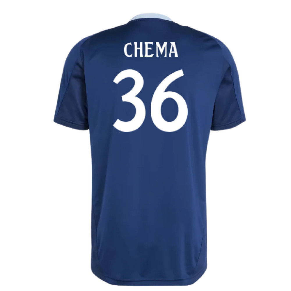 2024-2025 Real Madrid Training Jersey (Navy) (Chema 36)