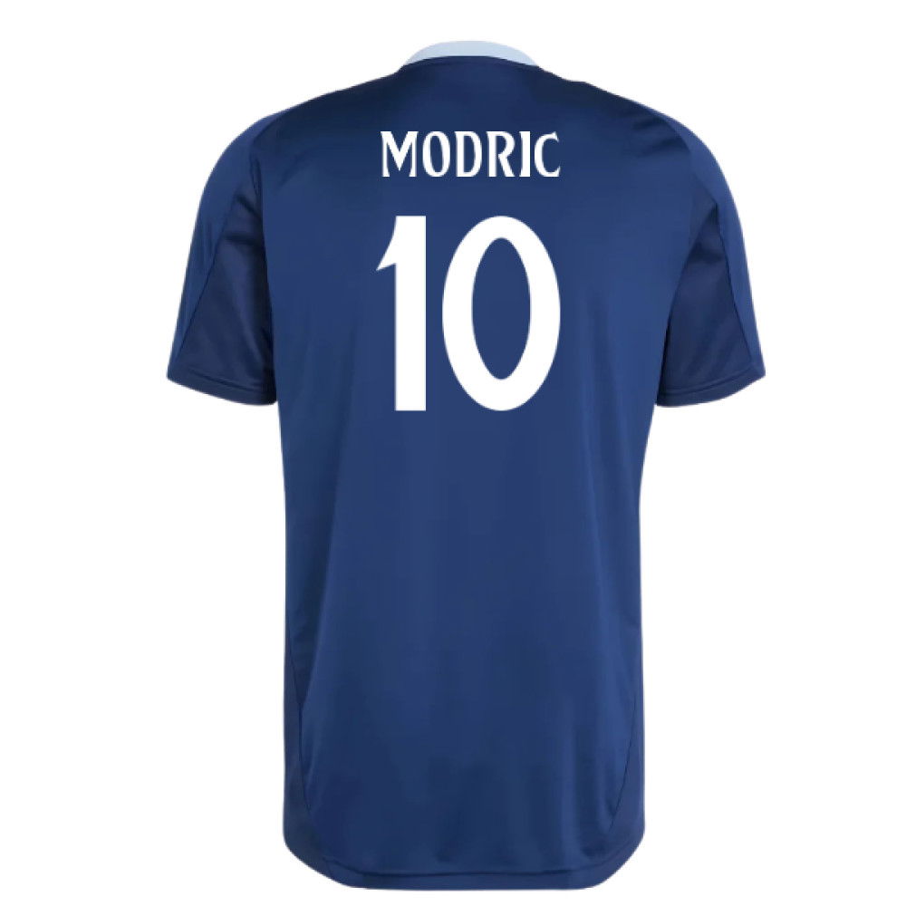 2024-2025 Real Madrid Training Jersey (Navy) (Modric 10)