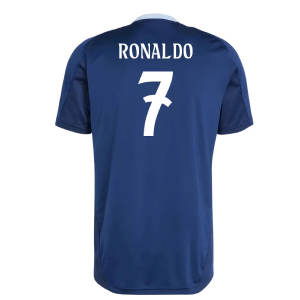 2024-2025 Real Madrid Training Jersey (Navy) (Ronaldo 7)