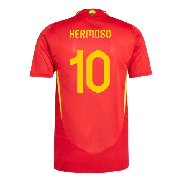 2024-2025 Spain Authentic Home Shirt (Hermoso 10)