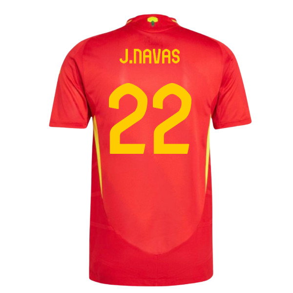 2024-2025 Spain Authentic Home Shirt (J.Navas 22)
