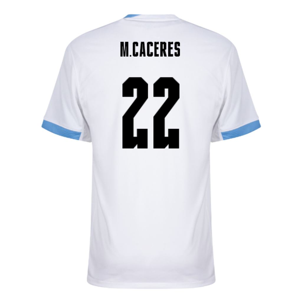 2024-2025 Uruguay Away Shirt (M.Caceres 22)