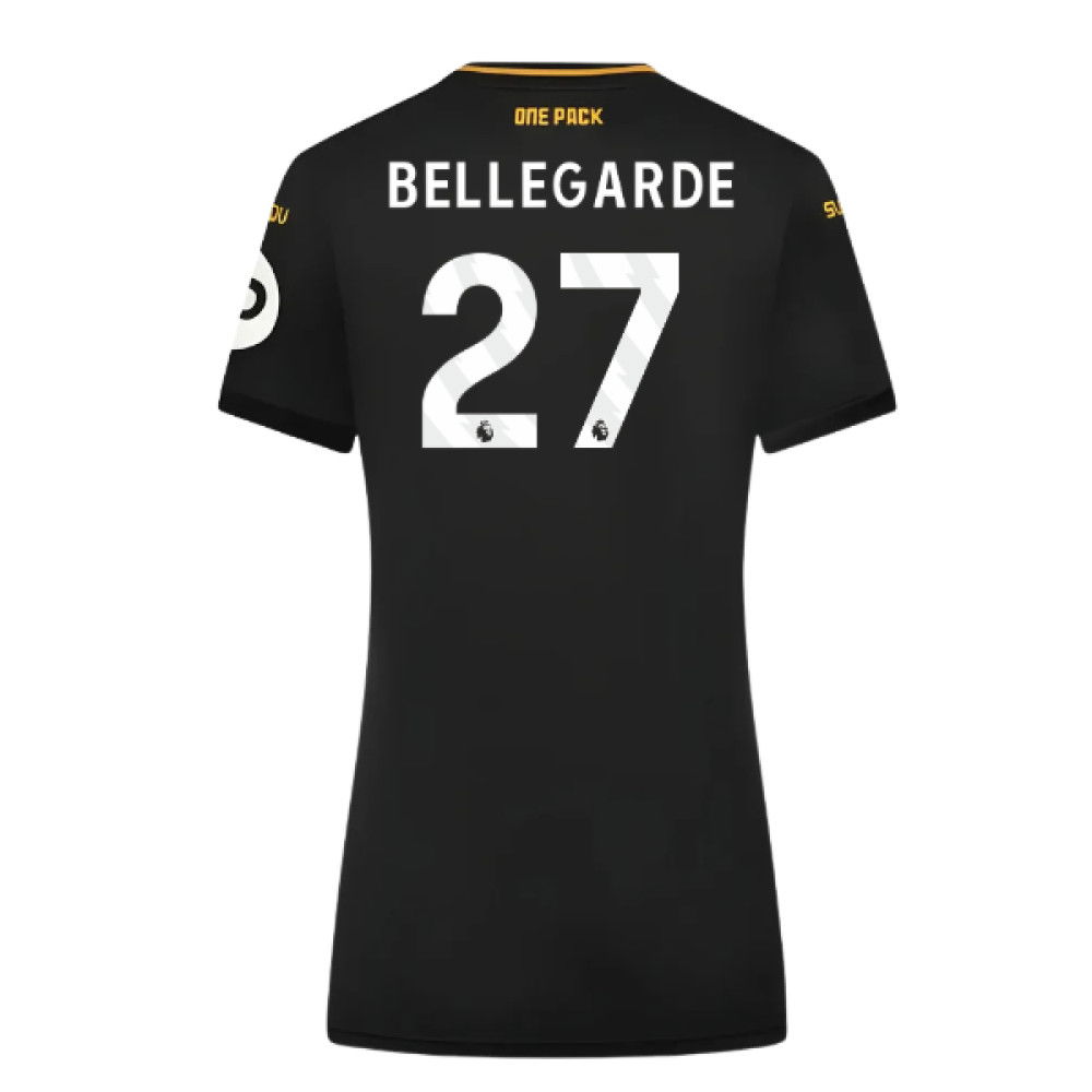 2024-2025 Wolves Away Shirt - Womens (Bellegarde 27)