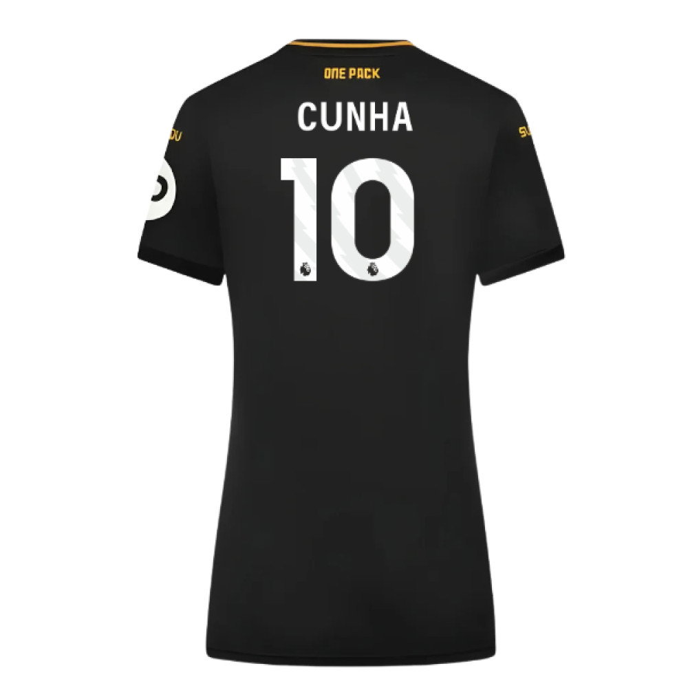 2024-2025 Wolves Away Shirt - Womens (Cunha 10)
