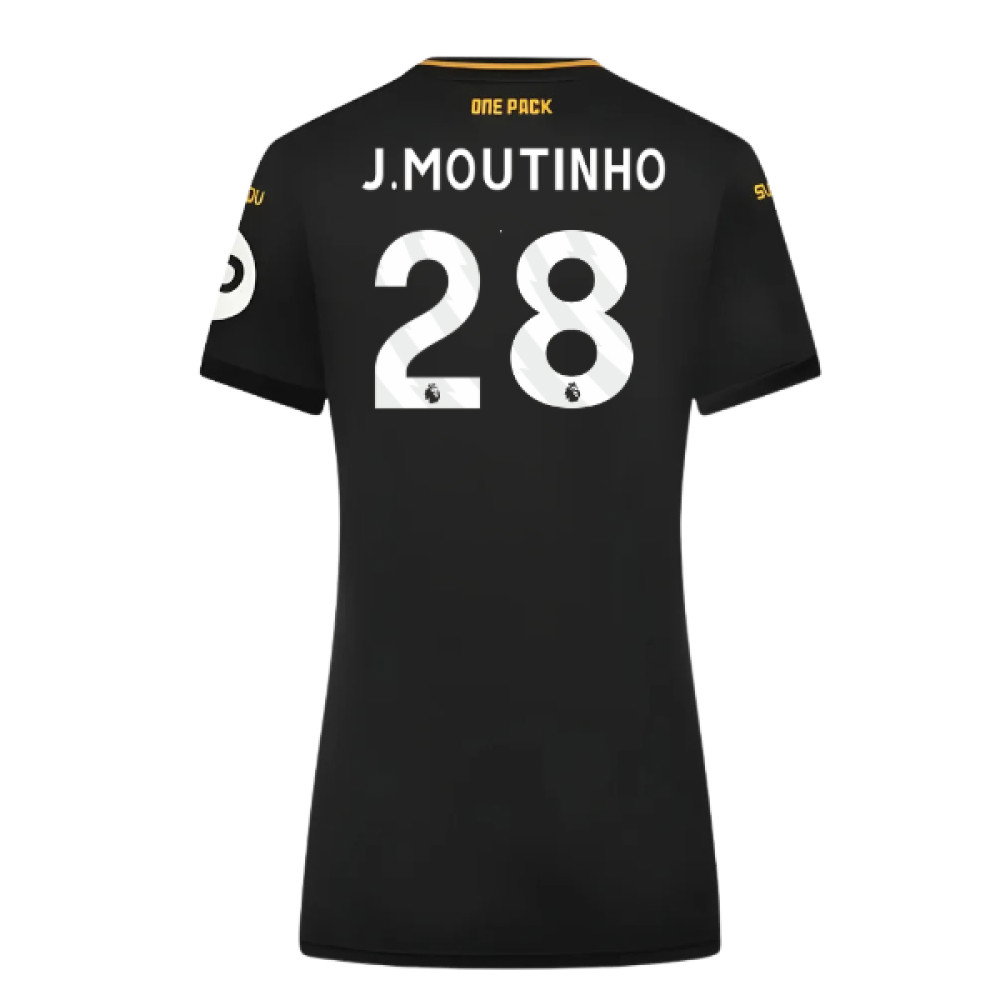 2024-2025 Wolves Away Shirt - Womens (J.Moutinho 28)