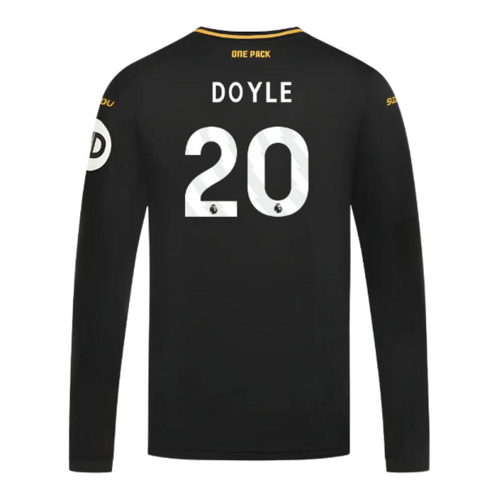 2024-2025 Wolves Long Sleeve Away Shirt (Doyle 20)