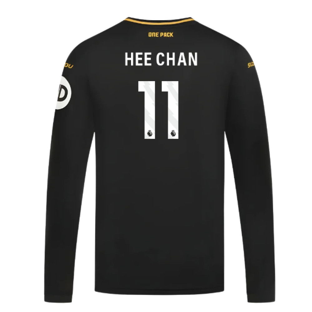 2024-2025 Wolves Long Sleeve Away Shirt (Hee Chan 11)
