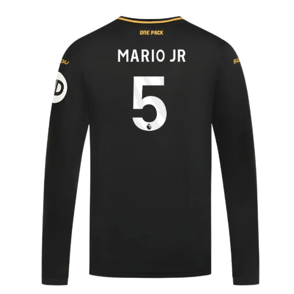 2024-2025 Wolves Long Sleeve Away Shirt (Mario JR 5)