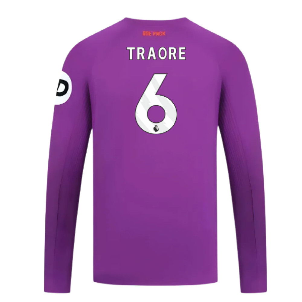 2024-2025 Wolves Long Sleeve Third Shirt (Traore 6)