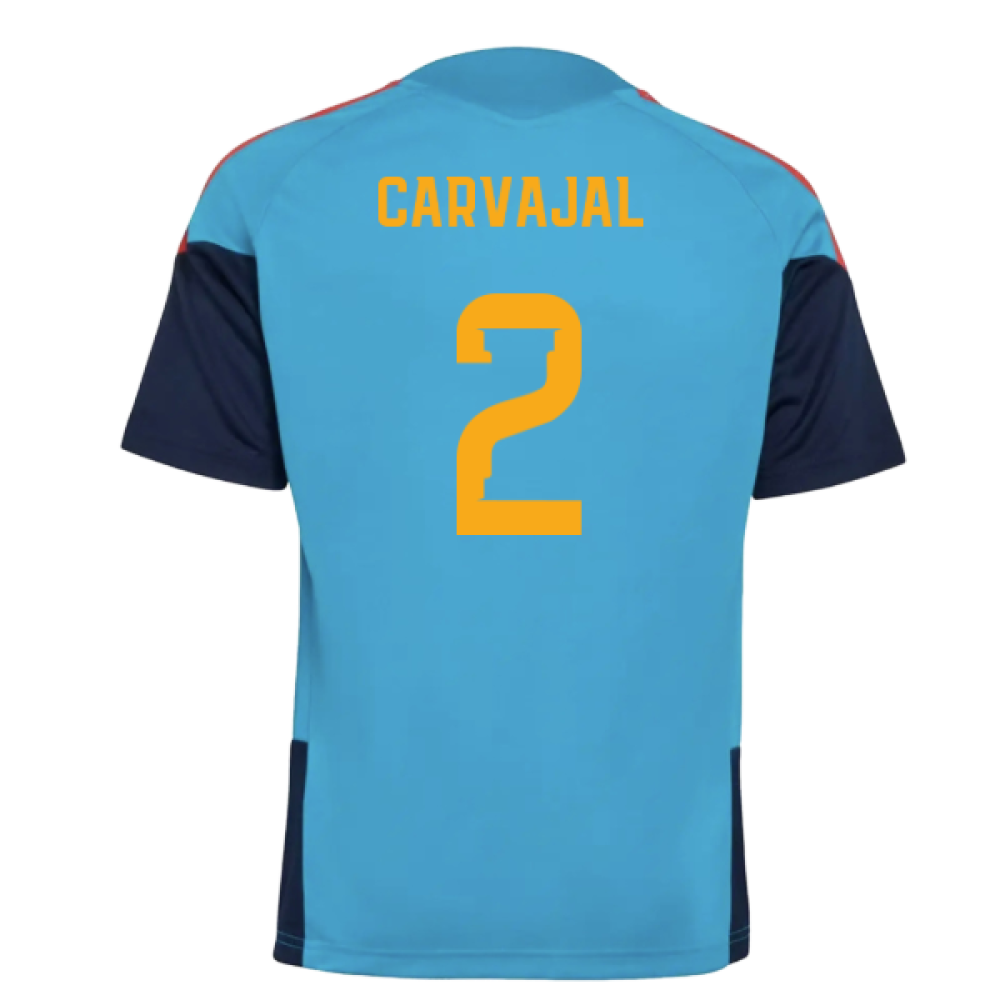 2025-2025 Spain Training Jersey (Bold Aqua) - Kids (Carvajal 2)