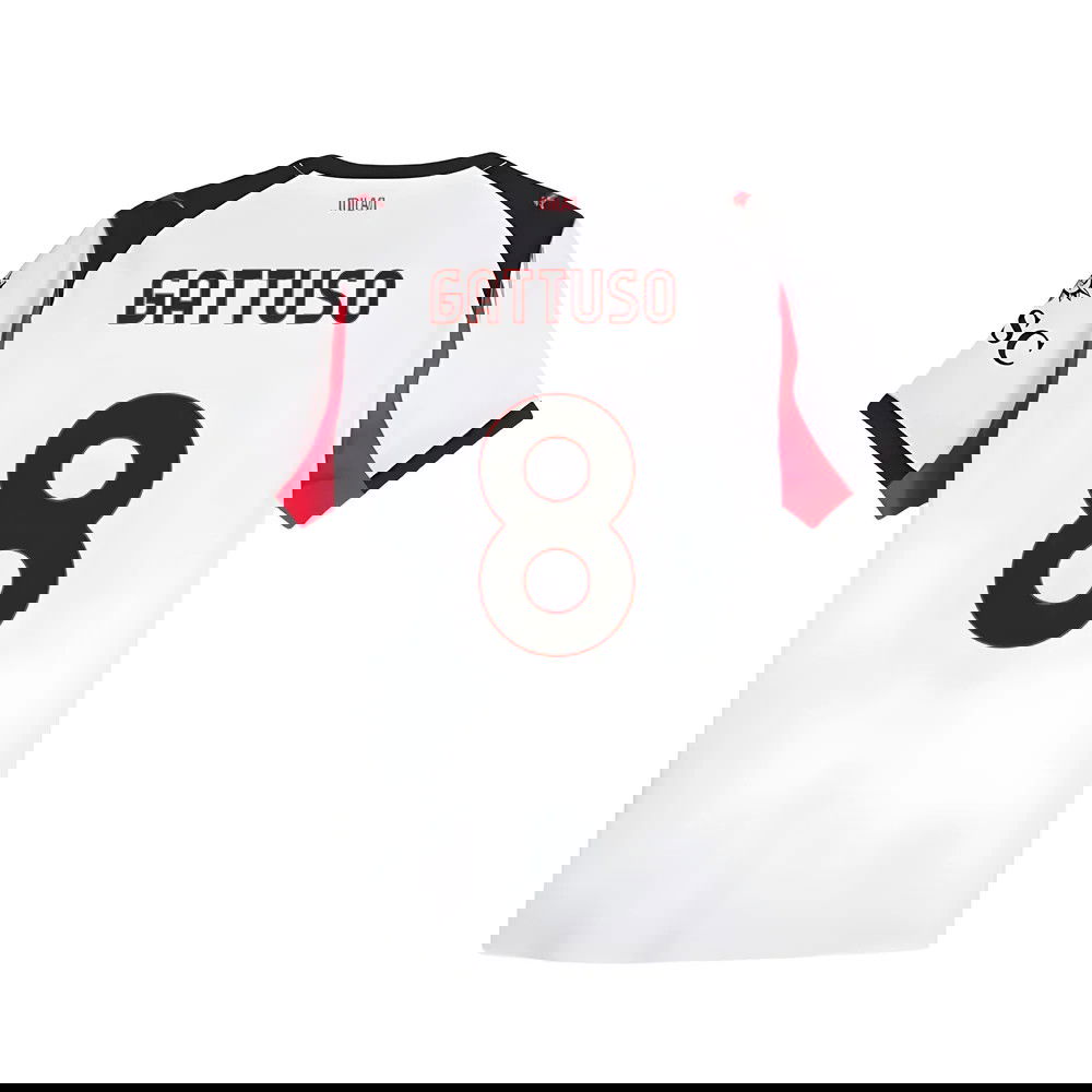 2025-2026 AC Milan Authentic Away Shirt (Gattuso 8)