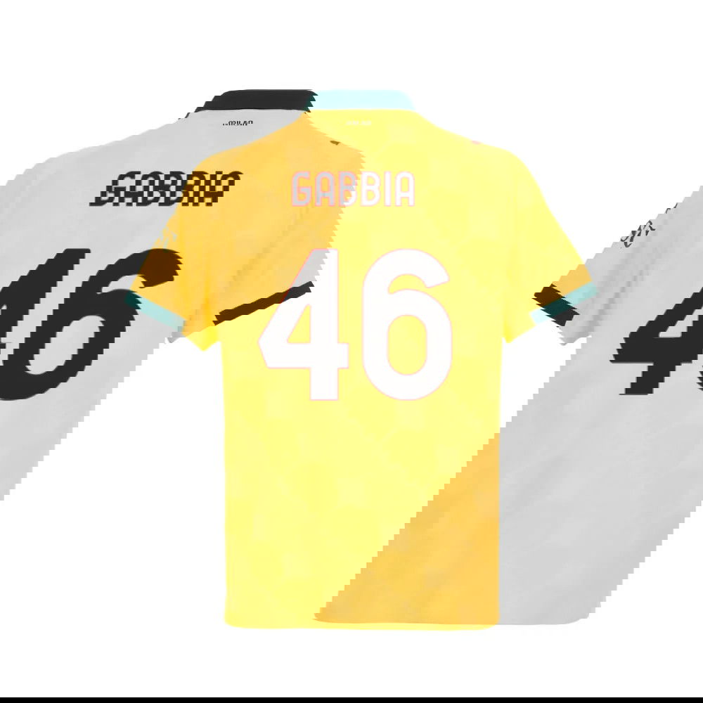 2025-2026 AC Milan Authentic Third Shirt (Gabbia 46)