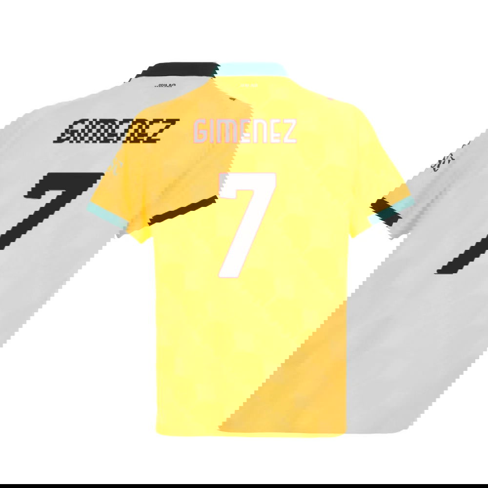 2025-2026 AC Milan Authentic Third Shirt (Gimenez 7)