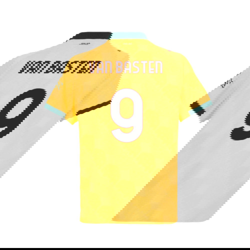 2025-2026 AC Milan Authentic Third Shirt (Van Basten 9)