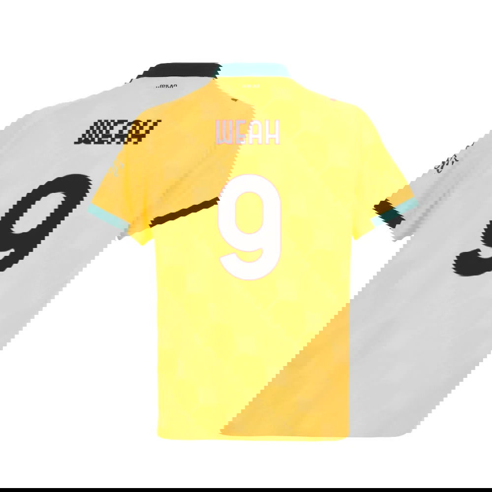 2025-2026 AC Milan Authentic Third Shirt (Weah 9)