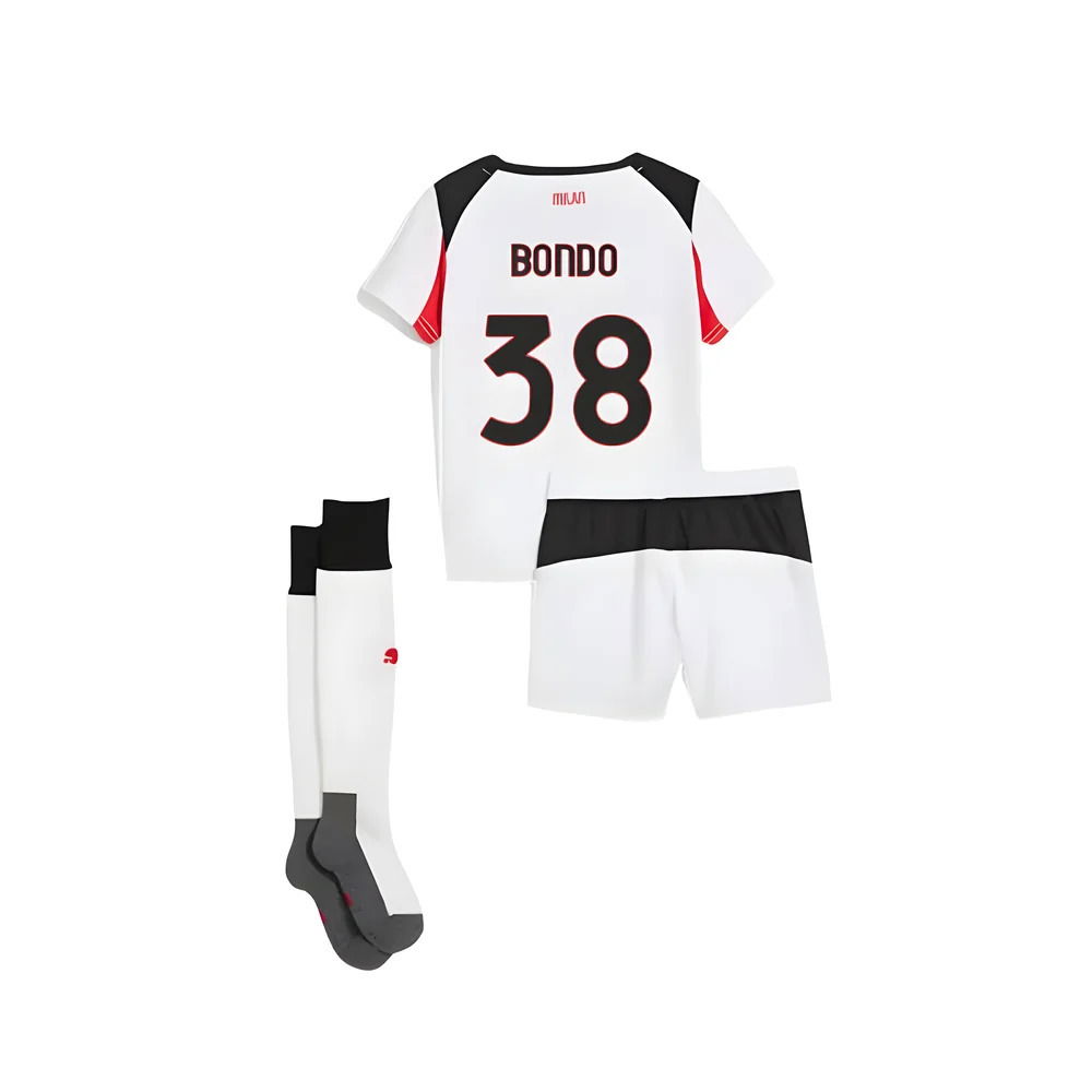 2025-2026 AC Milan Away Mini Kit (Bondo 38)