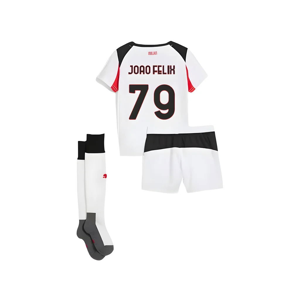 2025-2026 AC Milan Away Mini Kit (Joao Felix 79)