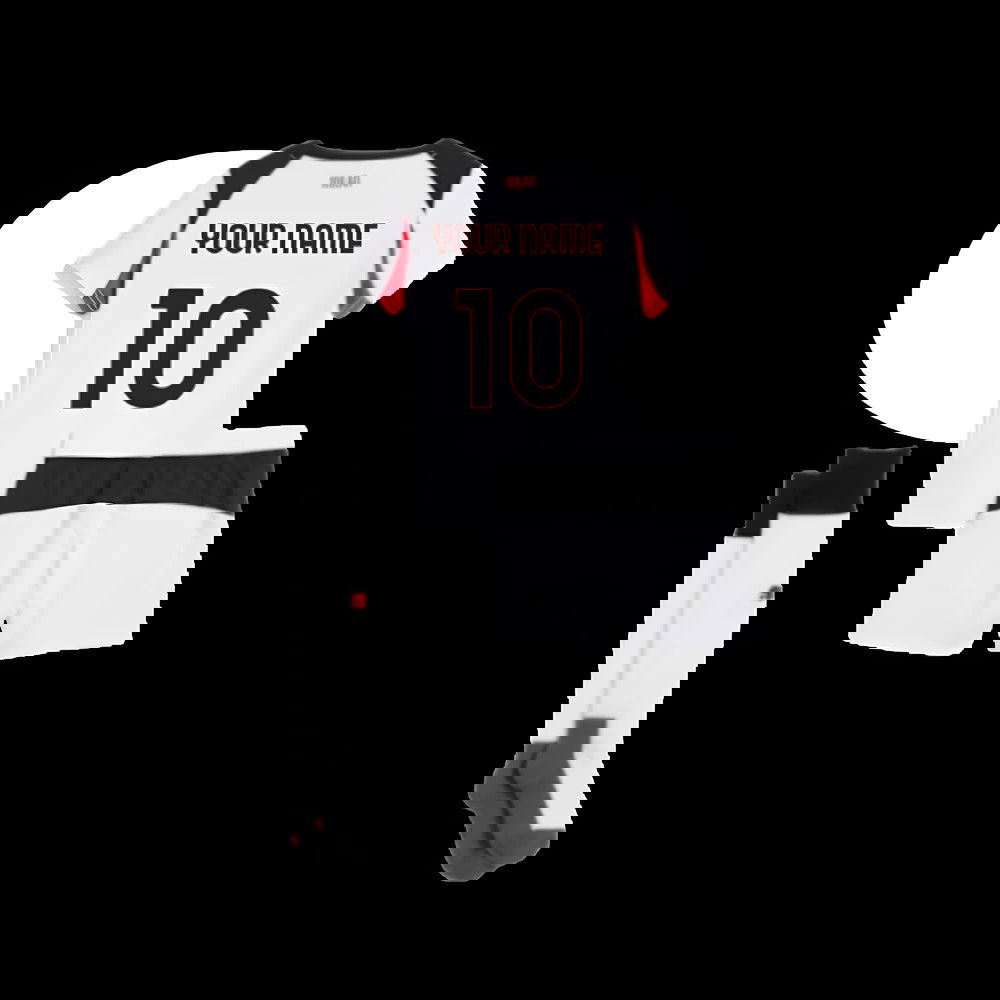 2025-2026 AC Milan Away Mini Kit (Your Name)