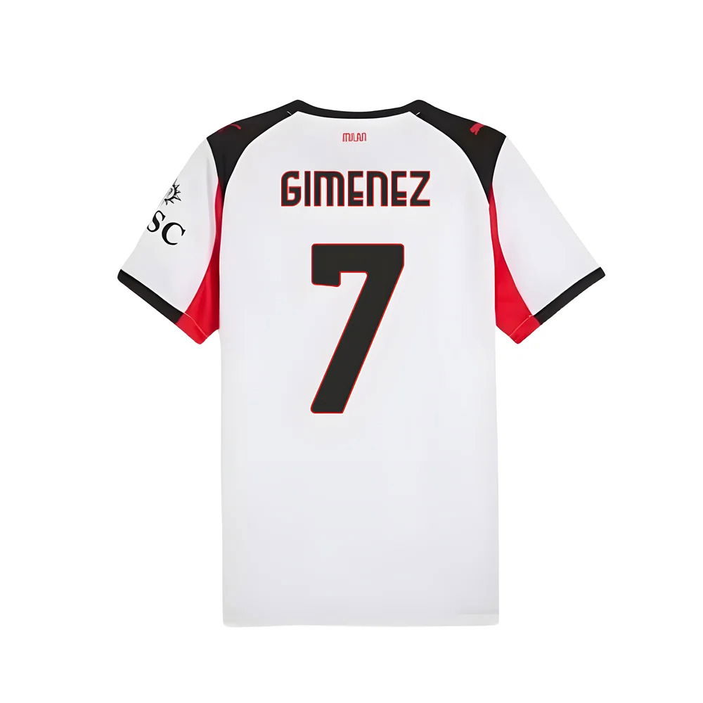 2025-2026 AC Milan Away Shirt (Gimenez 7)