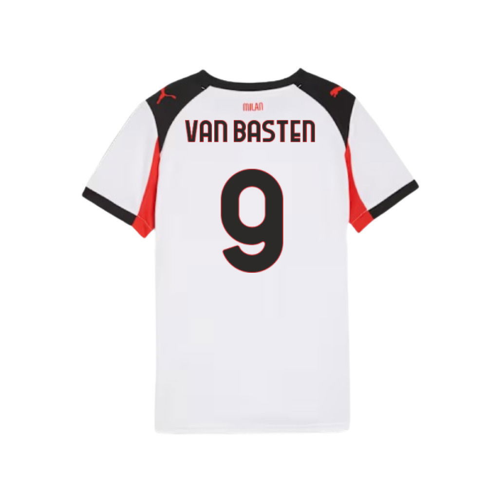 2025-2026 AC Milan Away Shirt (Kids) (Van Basten 9)
