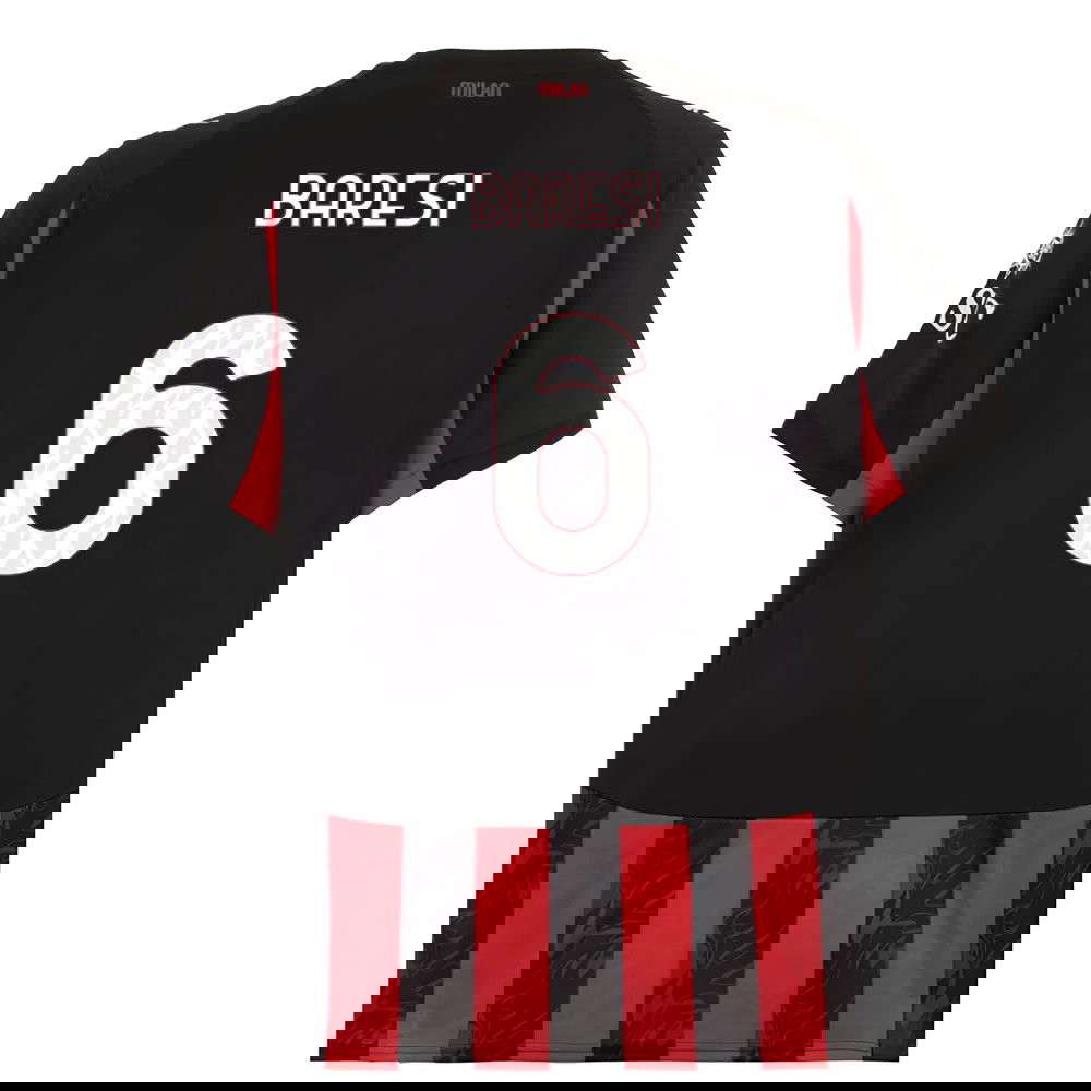 2025-2026 AC Milan Home Shirt (Baresi 6)