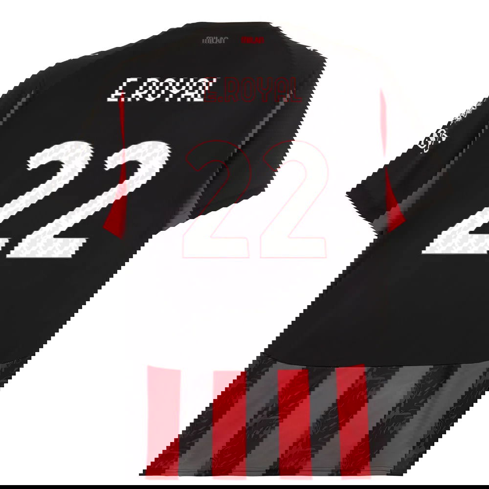 2025-2026 AC Milan Home Shirt (E.Royal 22)