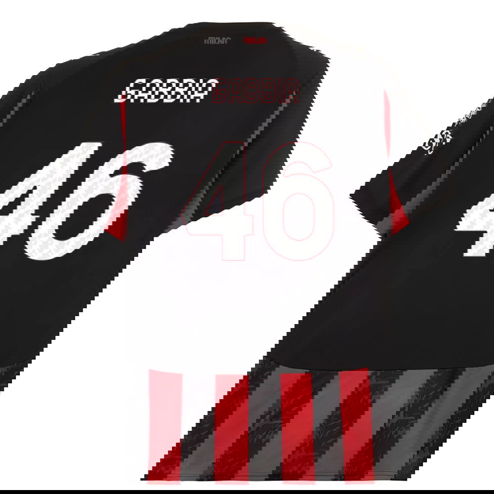 2025-2026 AC Milan Home Shirt (Gabbia 46)