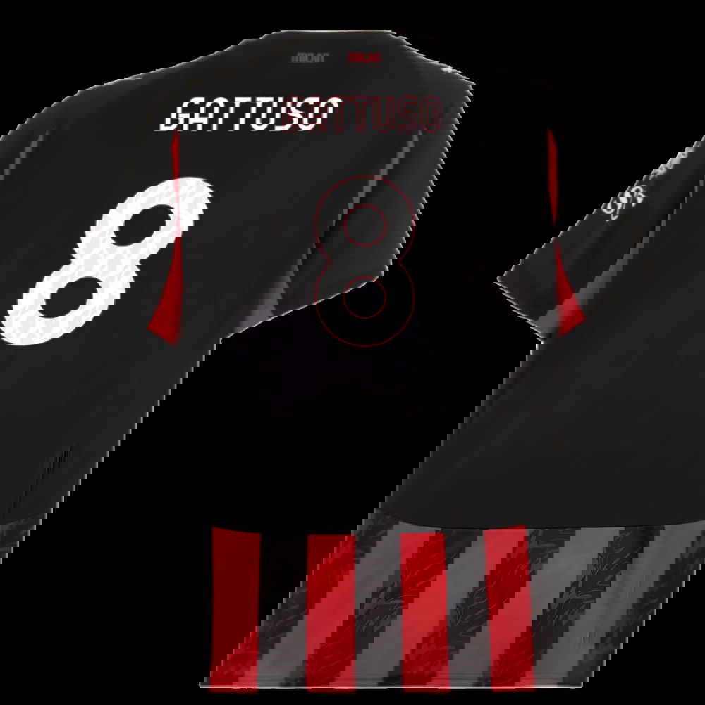 2025-2026 AC Milan Home Shirt (Gattuso 8)