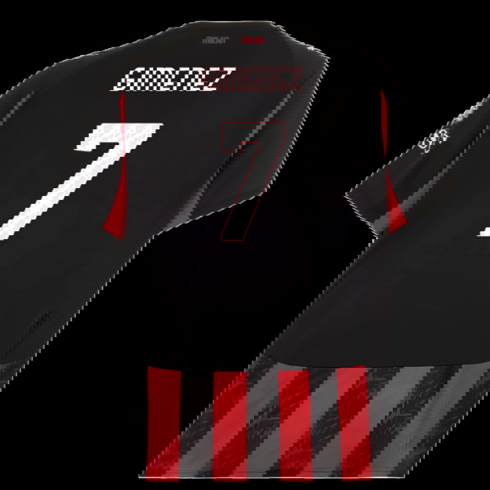 2025-2026 AC Milan Home Shirt (Gimenez 7)