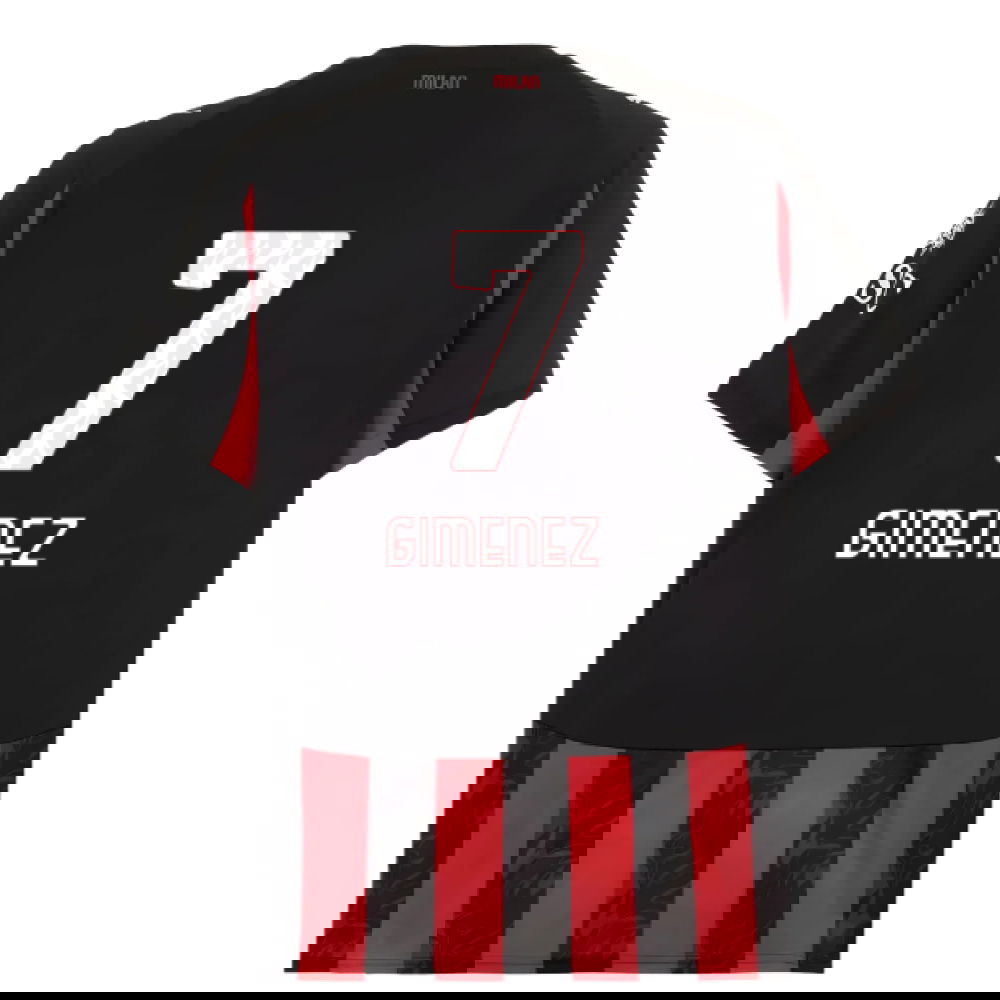 2025-2026 AC Milan Home Shirt (Gimenez 7)