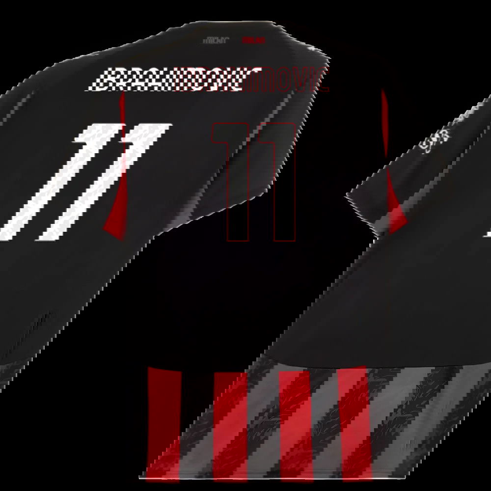 2025-2026 AC Milan Home Shirt (Ibrahimovic 11)