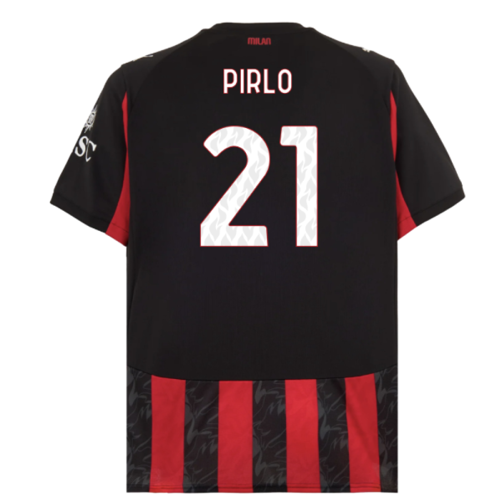 2025-2026 AC Milan Home Shirt (Pirlo 21)