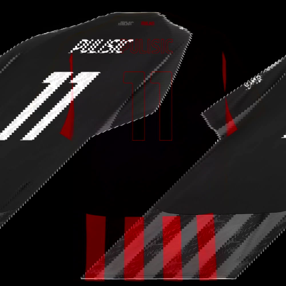 2025-2026 AC Milan Home Shirt (Pulisic 11)