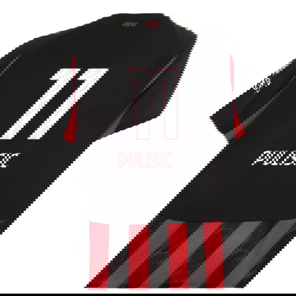 2025-2026 AC Milan Home Shirt (Pulisic 11)