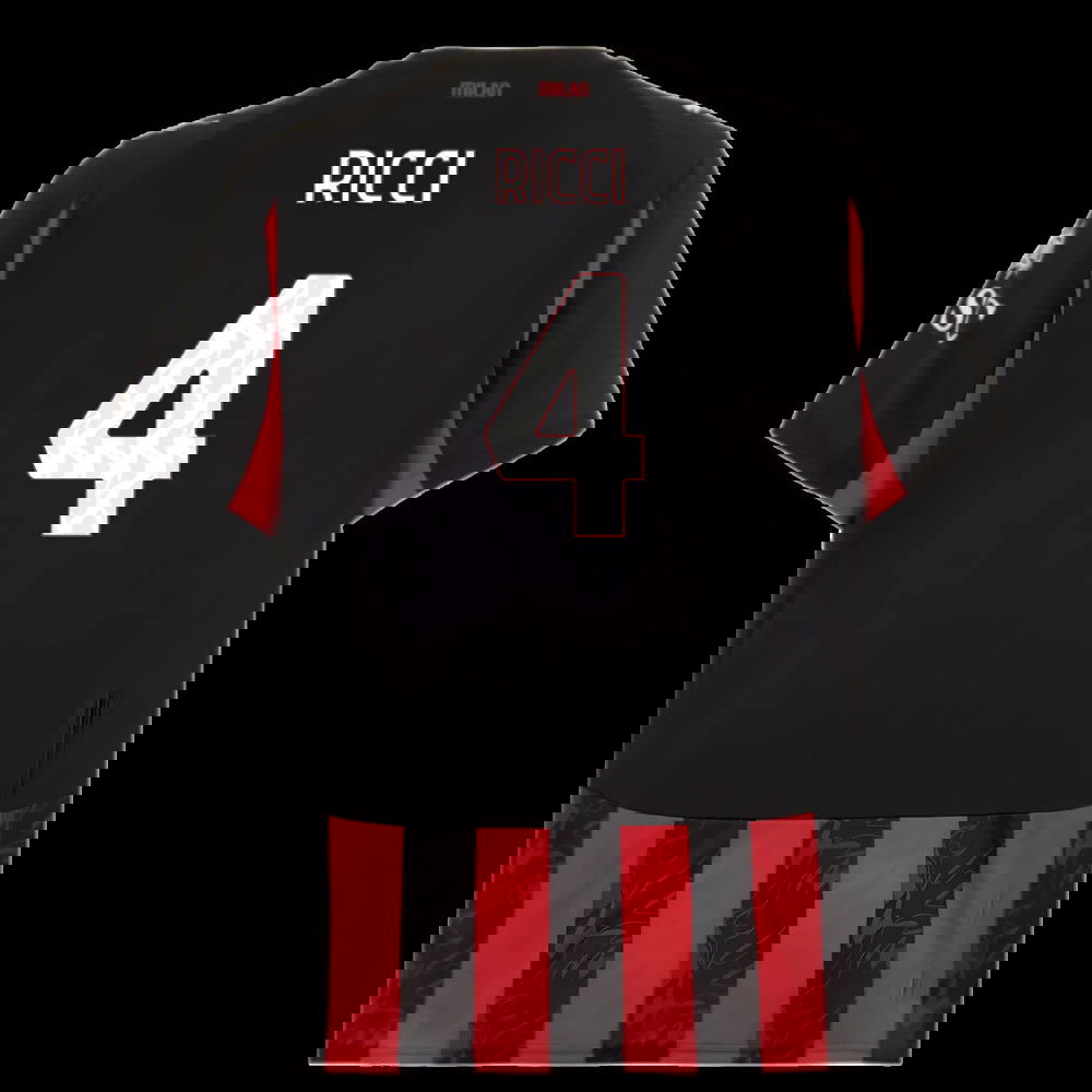 2025-2026 AC Milan Home Shirt (Ricci 4)