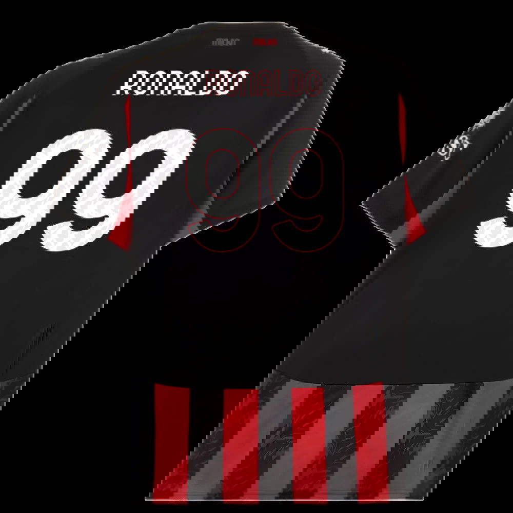 2025-2026 AC Milan Home Shirt (Ronaldo 99)