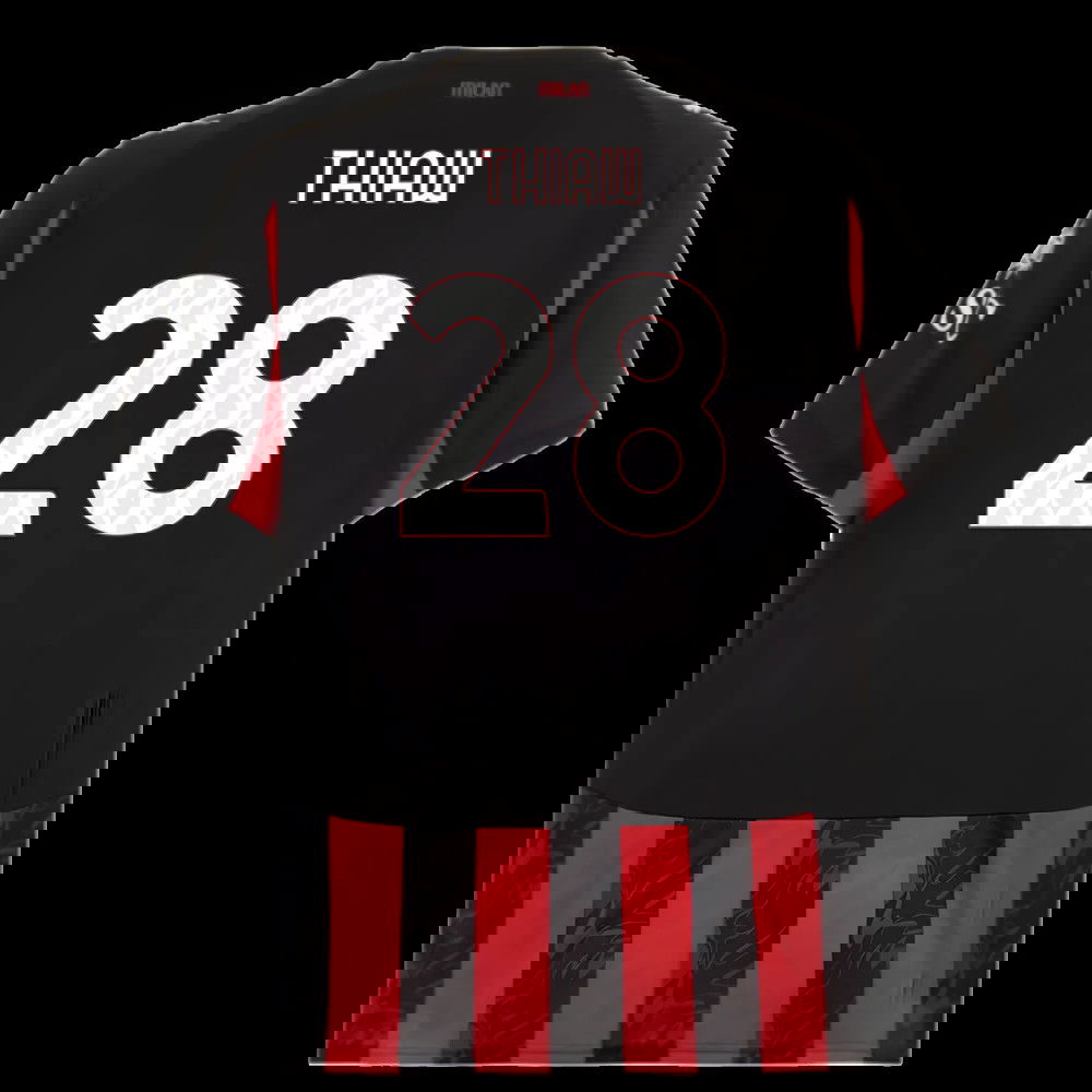 2025-2026 AC Milan Home Shirt (Thiaw 28)