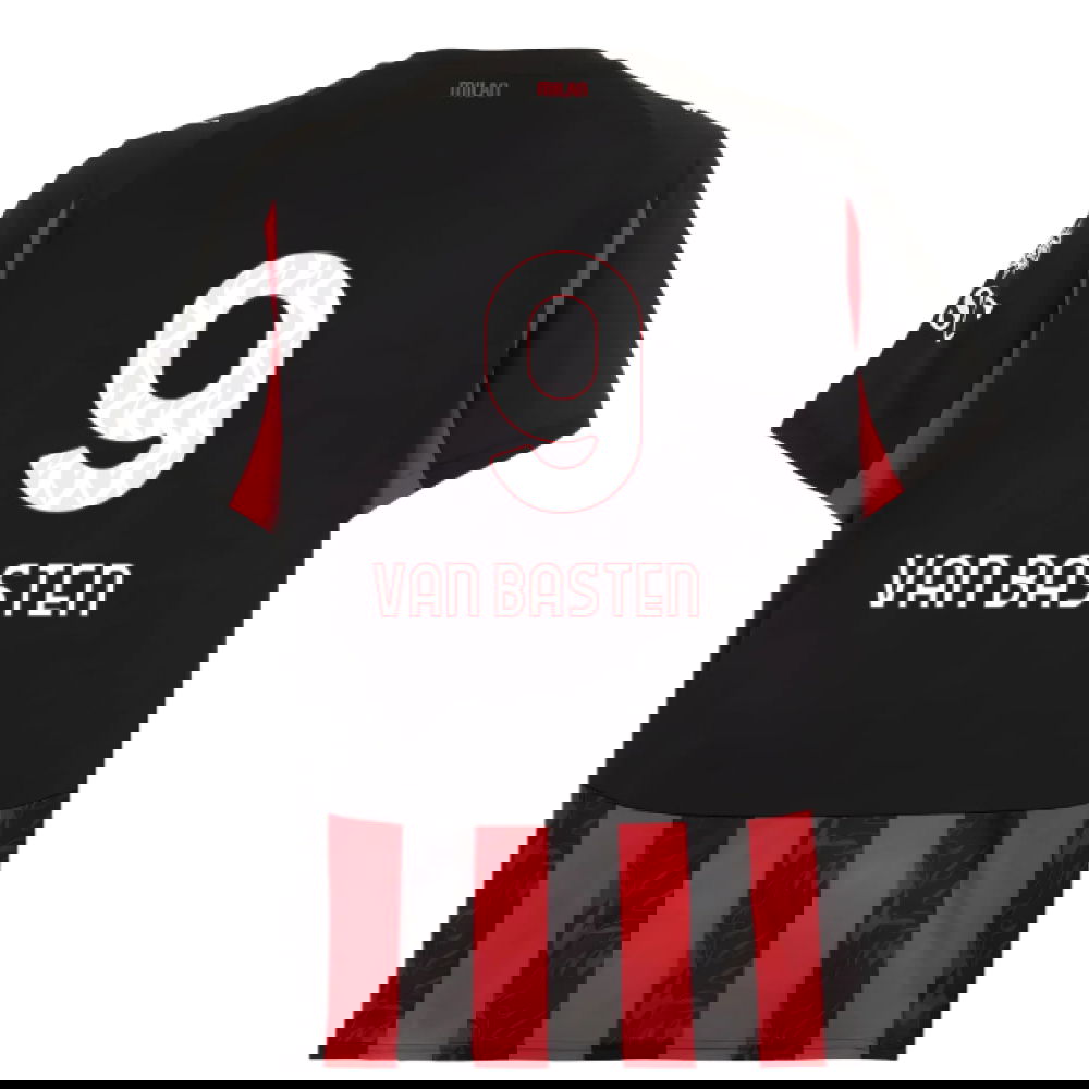 2025-2026 AC Milan Home Shirt (Van Basten 9)