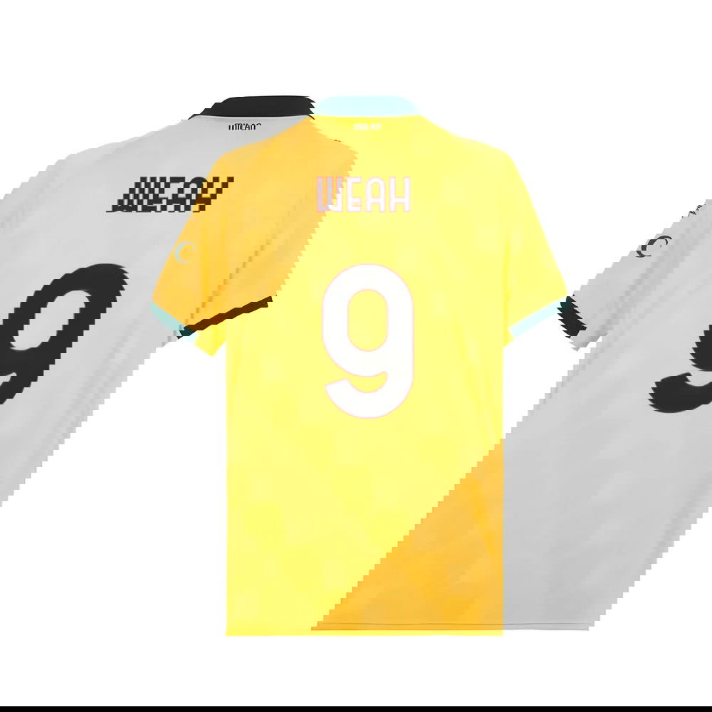 2025-2026 AC Milan Third Shirt (Weah 9)