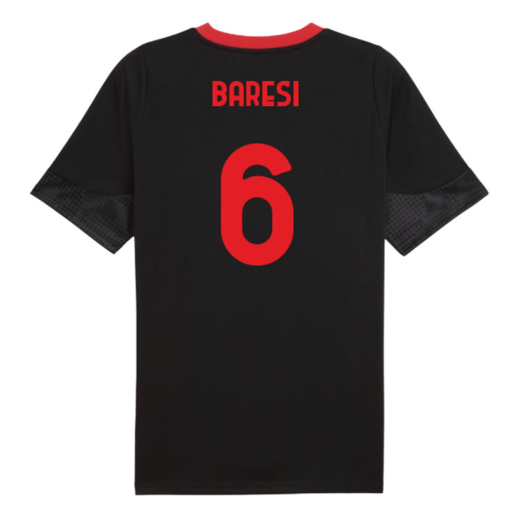 2025-2026 AC Milan Training Jersey (Black) (Baresi 6)