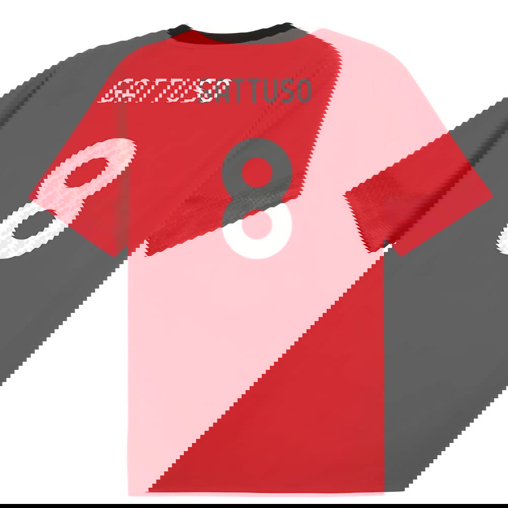 2025-2026 AC Milan Training Jersey (Red) (Gattuso 8)